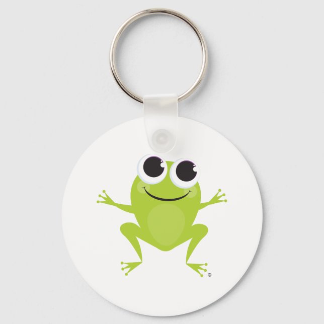 Frosch-Schlüsselanhänger Schlüsselanhänger (Vorderseite)