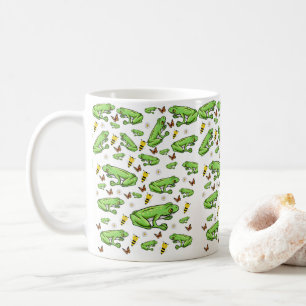 Frosch Schmetterling Hummel Tasse
