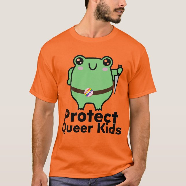 Frosch - Schütze queere Kinder T-Shirt (Vorderseite)