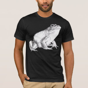 Frosch-Shirt-Ochsenfrosch-Kunst-T - Shirt-cooles T-Shirt