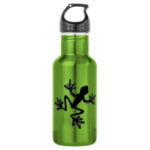 Frosch-Silhouette Edelstahlflasche
