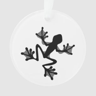 Frosch-Silhouette Ornament