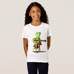 Frosch spielen Gitarre - T-Shirt