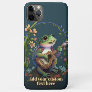Frosch spielen Gitarre Wildblume Cotattcore Custom Case-Mate iPhone Hülle