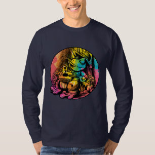 Frosch spielt Gitarre - Cottagecore-Ästhetik-Stil T-Shirt