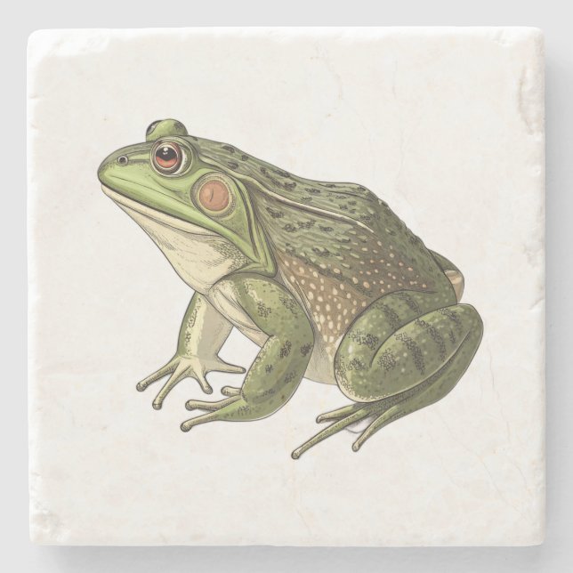 Frosch Steinuntersetzer (Vorderseite)