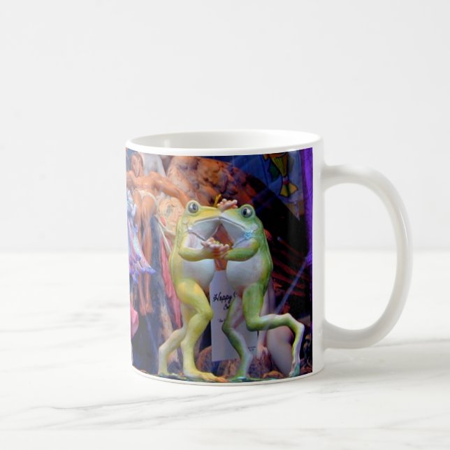 Frosch-Tanz-Tasse Kaffeetasse (Rechts)