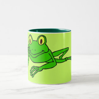 Frosch-Tasse Zweifarbige Tasse
