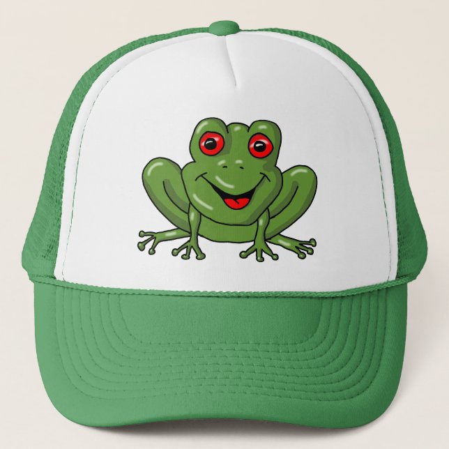 Frosch Truckerkappe (Vorderseite)