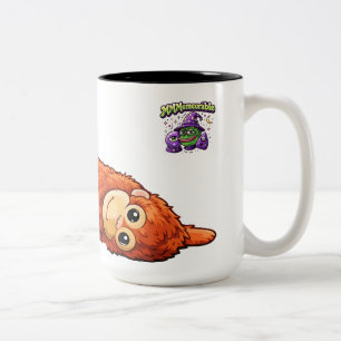 Frosch und Affe Zweifarbige Tasse