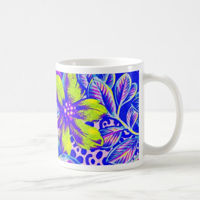Frosch und Blume 2i Kaffeetasse (Rechts)