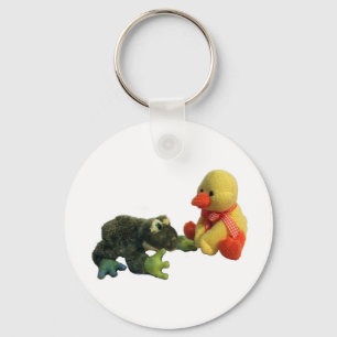 Frosch und Ente Schlüsselanhänger