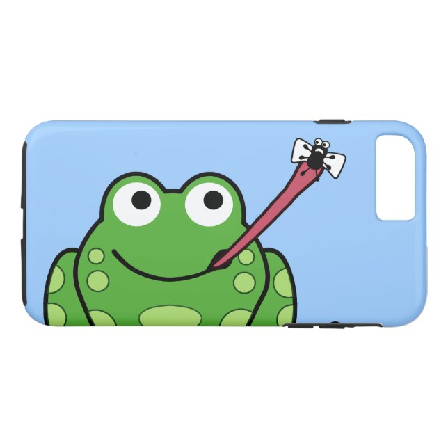 Frosch und Fliege Case-Mate iPhone Hülle (Rückseite (Horizontal))