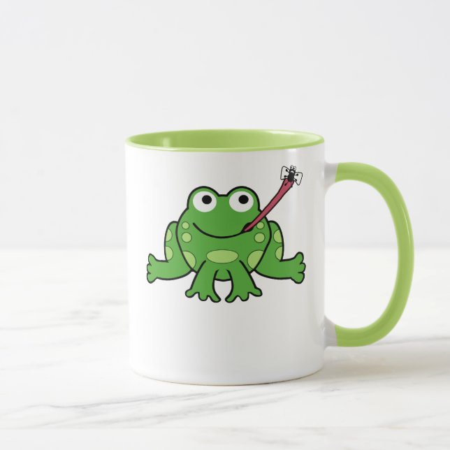 Frosch und Fliege Tasse (Rechts)