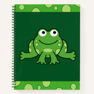 Frosch und Fliegen Notizbuch