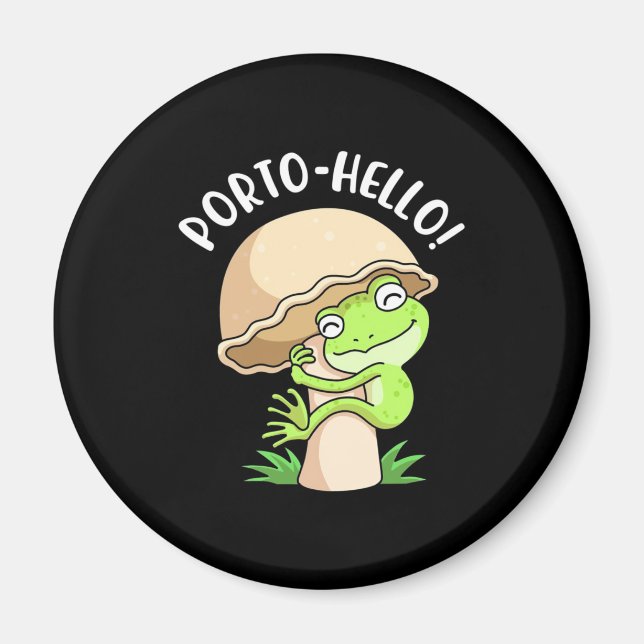 Frosch und Pilz Magnet (Vorne)