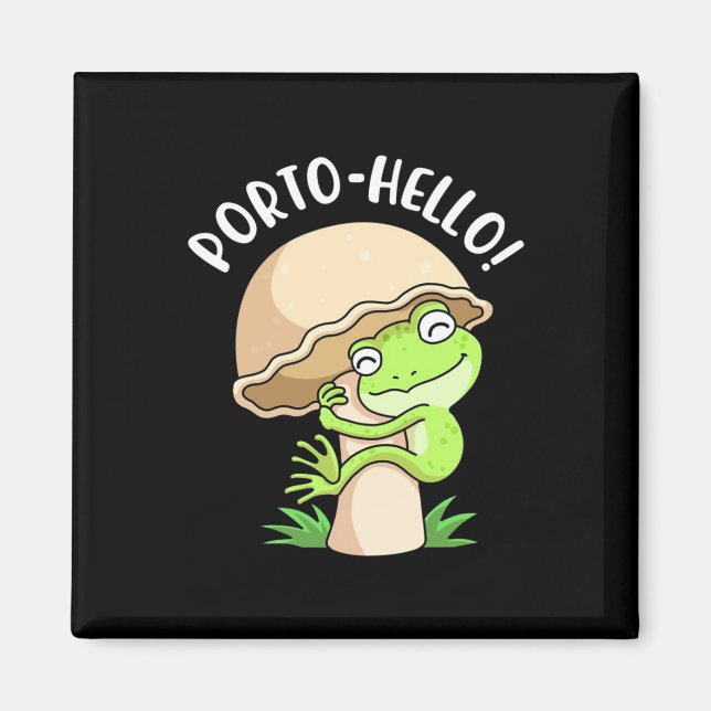Frosch und Pilz Magnet (Vorne)