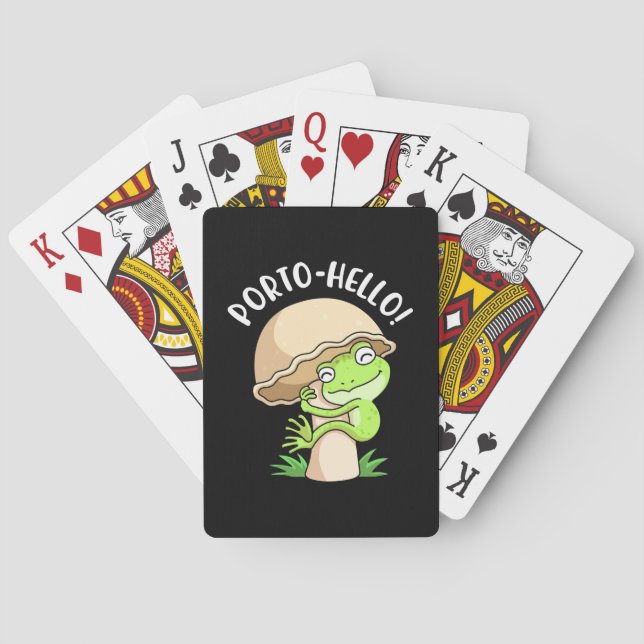 Frosch und Pilz Spielkarten (Rückseite)
