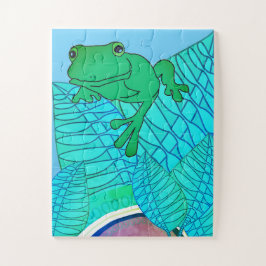 Frosch und Teich