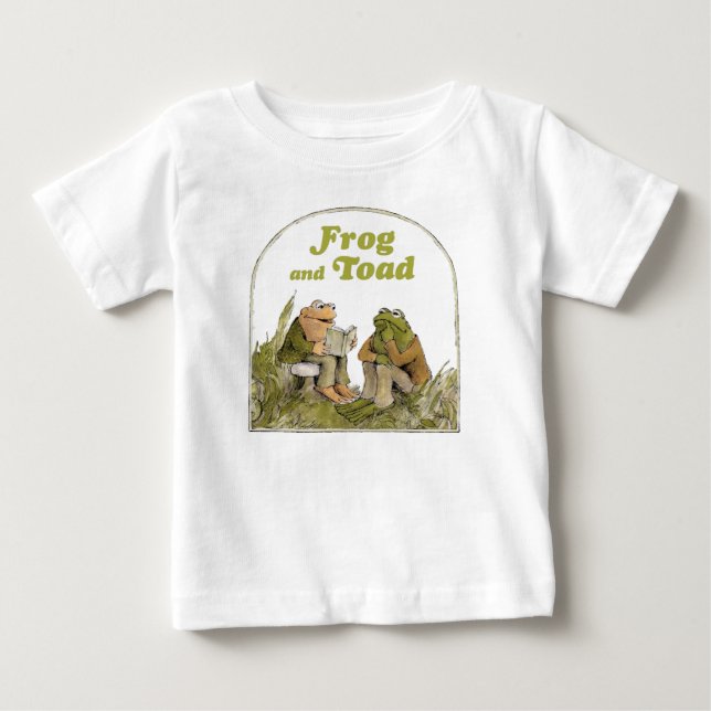 Frosch und Toad lesen ein Buch Baby T-shirt (Vorderseite)