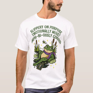 Frosch-Vertrauter: Schlüpfrig, Feucht & Amphi-bi-o T-Shirt