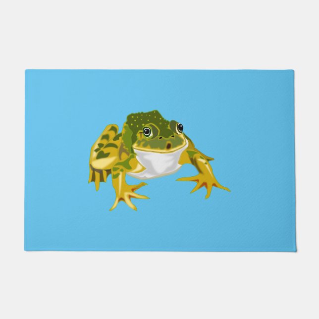 Frosch - Wählen / Farbe hinzufügen Fußmatte (Vorderseite)