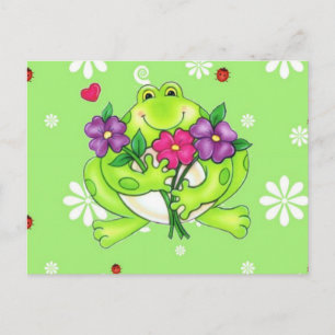 Frosch-Waren-Geschenke Postkarte