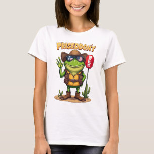 Frosch wehrt sich Portland Frosch Protest Portland T-Shirt
