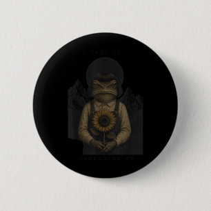 Frosch-Wut verzehrt mich Sarkastisches Meme Lustig Button