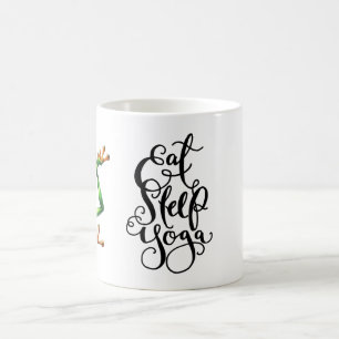 Frosch-Yoga Kaffeetasse
