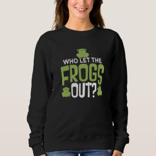 Frosch Zittertoad Tadpole Frosch Sweatshirt