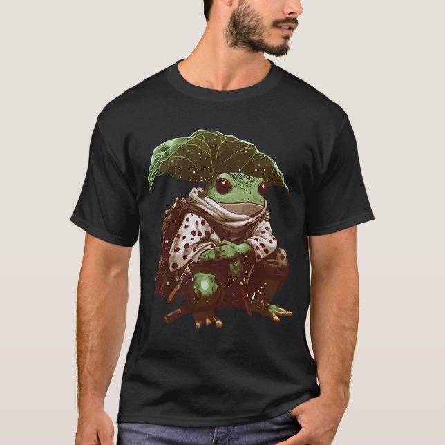 Froschabenturer unter Leaf T-Shirt (Vorderseite)