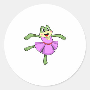 Froschballtanz Runder Aufkleber