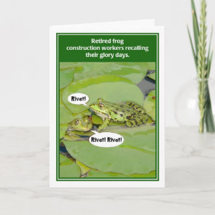 Froschbauer Funny Retirement Card Karte