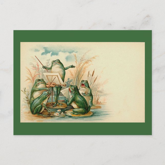 "Froschchorus" Postkarte (Vorderseite)