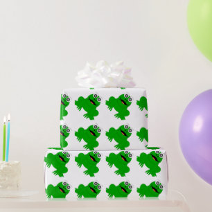 Froschdesign Geschenkpapier