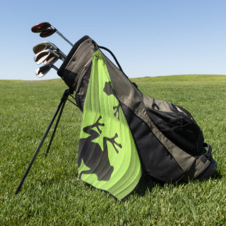 Froschdesign Golfhandtuch