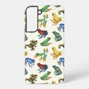 Frösche auf natürlichem Weiß Samsung Galaxy Hülle