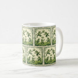 Frösche beim Spielen: Amphibienische Ostern 🌟 🐸 Kaffeetasse