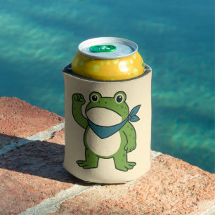 Frösche gegen den Faschismus Portland Frosch Prote Dosenkühler