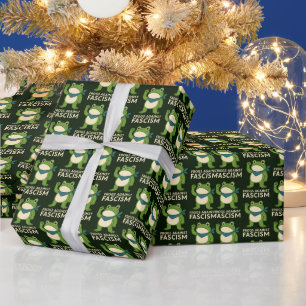 Frösche gegen den Faschismus Portland Frosch Prote Geschenkpapier