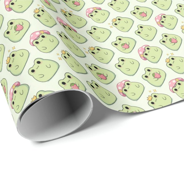 Frösche Geschenkpapier (Rolleneckpunkt)
