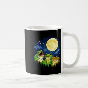 Frösche heulen Mond Meme Berge Kiefern Natur Kaffeetasse