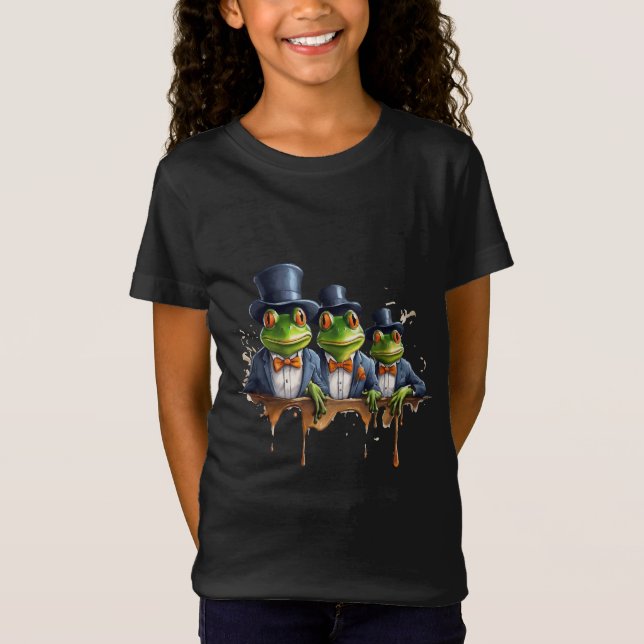 Frösche in Elegance T-Shirt (Vorderseite)