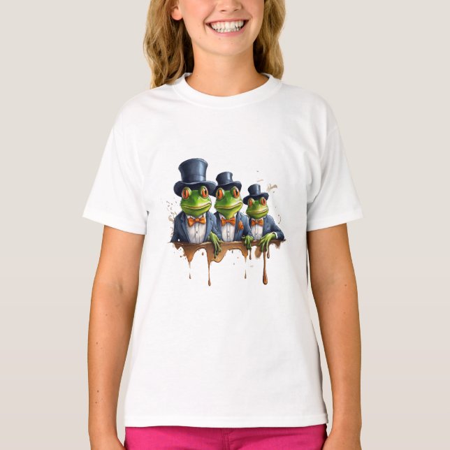 Frösche in Elegance T-Shirt (Vorderseite)