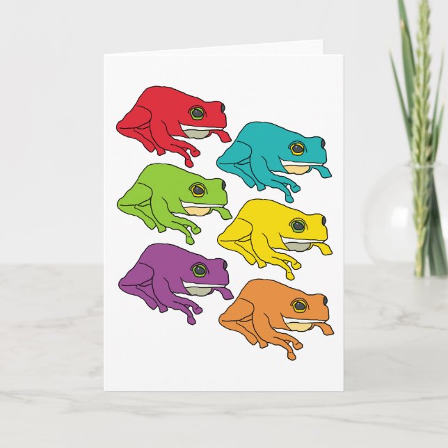 Frösche Karte (Vorderseite)