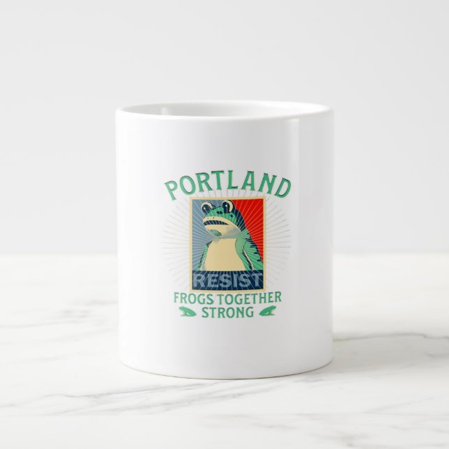 Frösche Klassiker Jumbo-Tasse (Vorderseite)