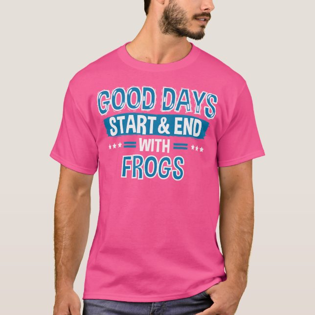 Frösche Lover Kleidung T-Shirt (Vorderseite)