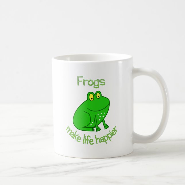 Frösche machen das Leben glücklicher Kaffeetasse (Rechts)