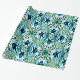 Frösche schwimmen...... geschenkpapier